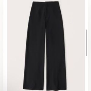 Abercrombie & Fitch Elevated Tailored Wide Leg Pants